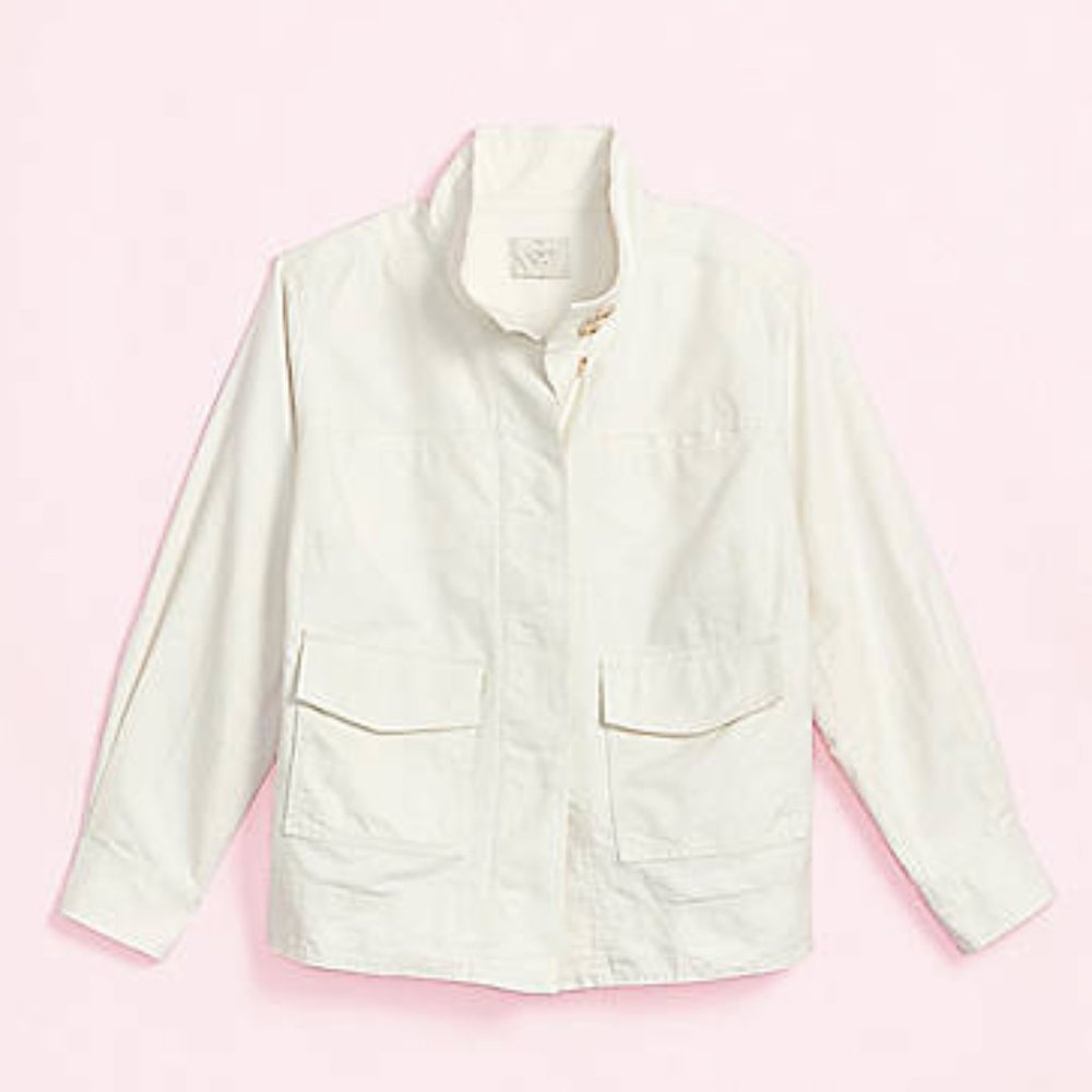 Loft Plus Canvas Utility Jacket